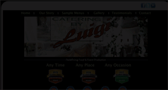 Desktop Screenshot of cateringbyluigi.com